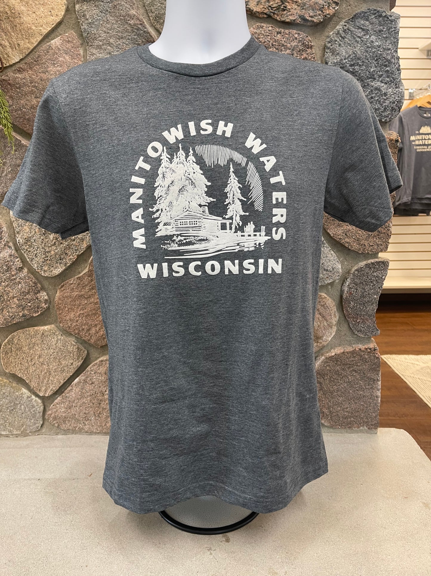 Grey Manitowish Waters T - Shirt