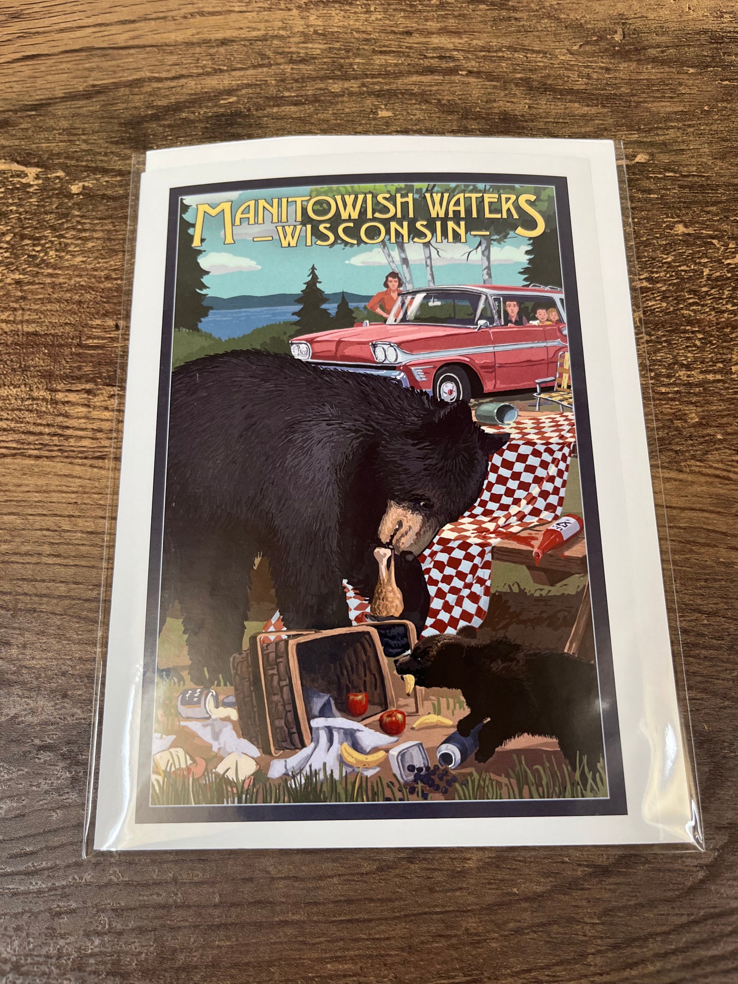 Greeting Card - Bear Picnic