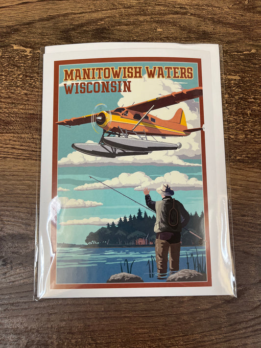 Greeting Card - Float Plane