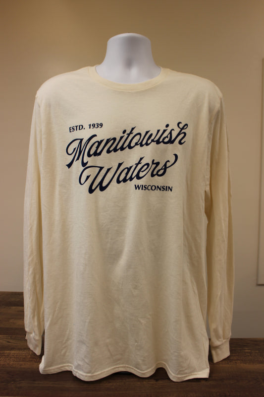 Manitowish Waters Script Long Sleeve Tee