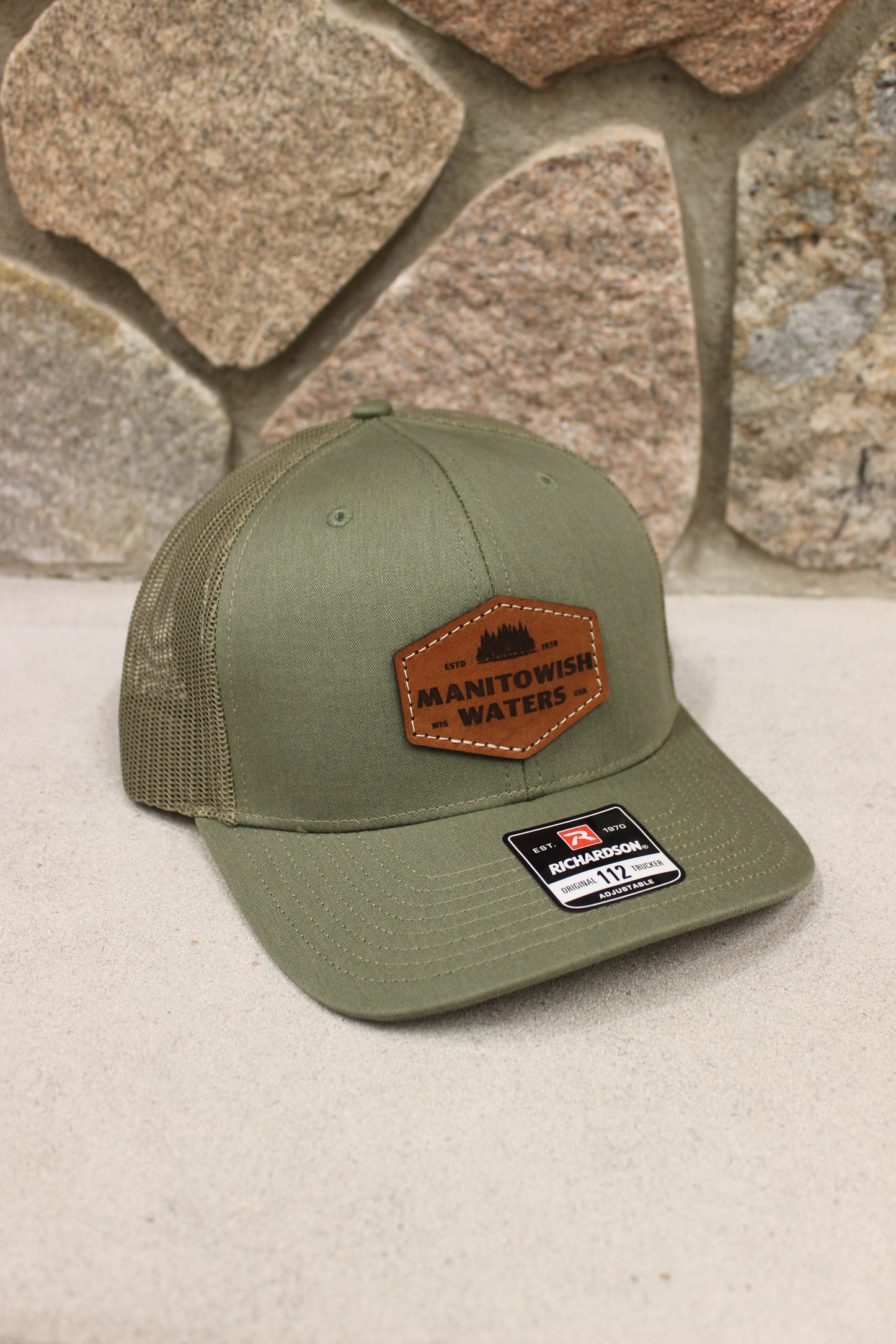 MW Leather Patch Baseball Caps