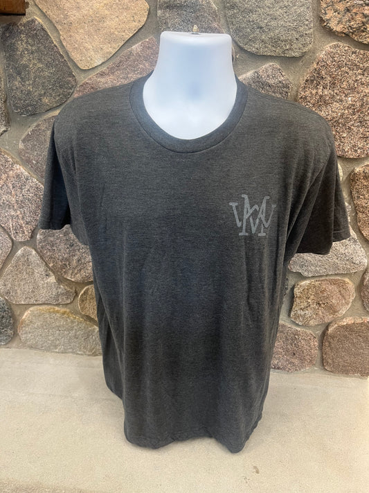 Manitowish Chain Lakes Tee - Charcoal